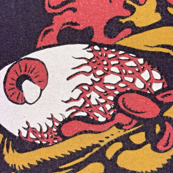 Spag Heddy Cotton Monster Meatball Black T-Shirt Alstyle Size L - Picture 3 of 7